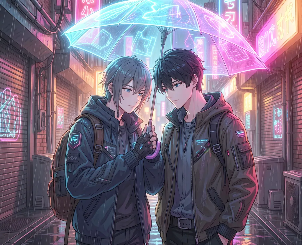 全息伞下